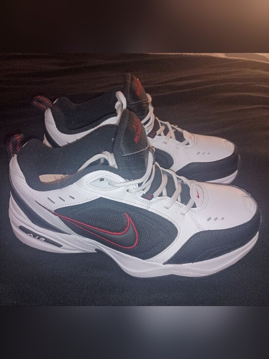 Nike Other - Mens Nike Air Monarch IV Red, Black & White Size 10M In Box Never Worn